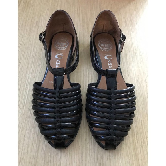 Jeffrey Campbell Flats Black Ankle Strap Size 6.5 - Picture 2 of 7